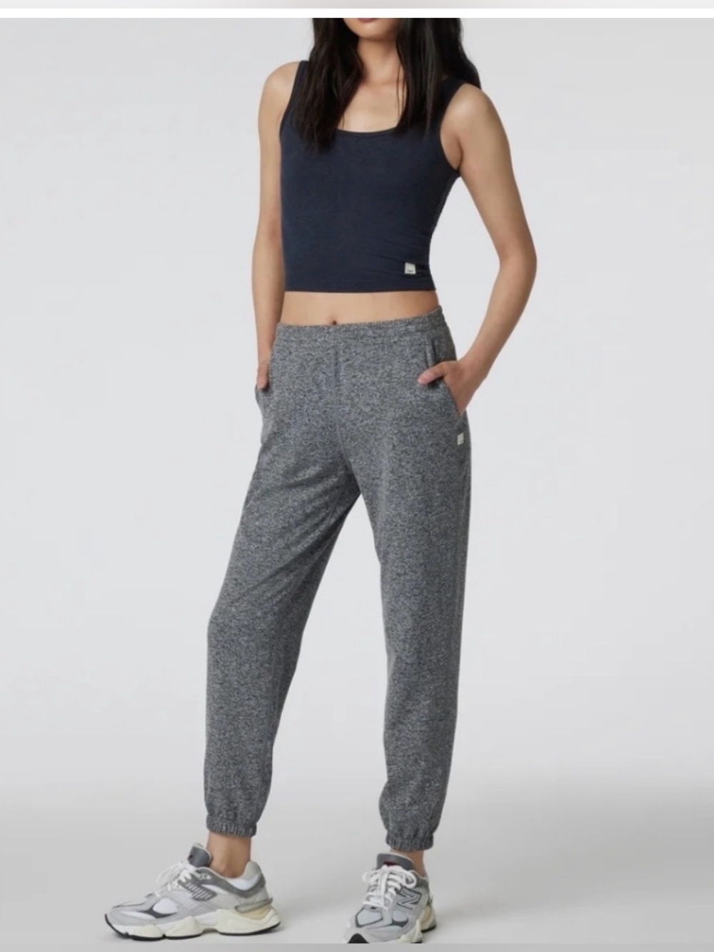 Vuori Boyfriend Gray Track Joggers XS